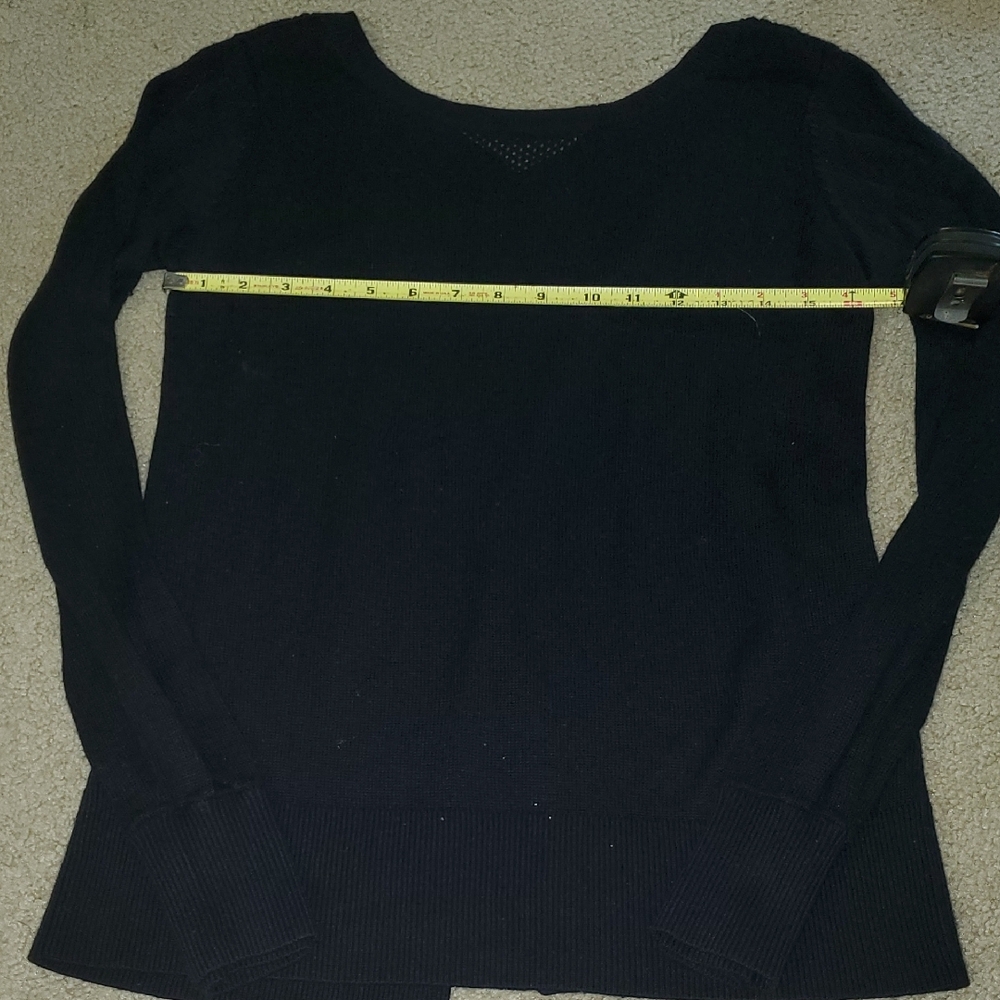 lululemon athletica Black Crew Neck Sweater